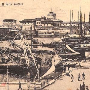 ac7356 - CARTOLINA D'EPOCA - Livorno Città - Il Porto Vecchio  1921