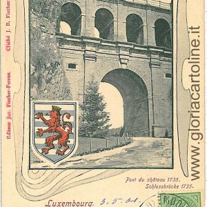 08560  - LUXEMBOURG  - Vintage Postcard  CPA -  Luxemburg Town   1901