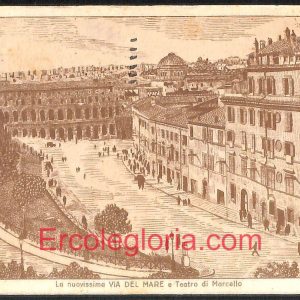 ad7563 - CARTOLINA D'EPOCA - Roma Città - Teatro di Marcello  1934