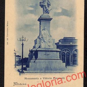 ag9298 - CARTOLINA D'EPOCA - Modena Città - Monumento Vittorio Emanuele