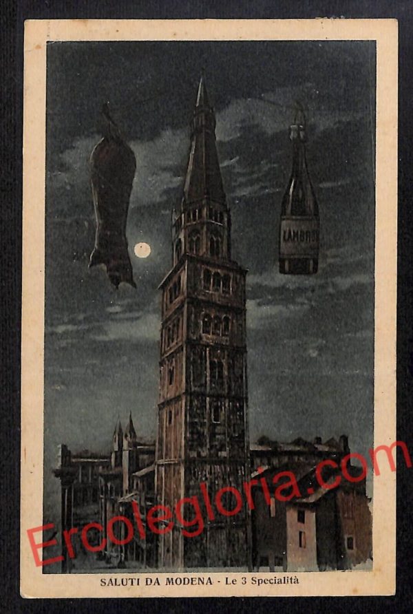 ag9299 - CARTOLINA D'EPOCA - Modena Città - Le 3 Specialità