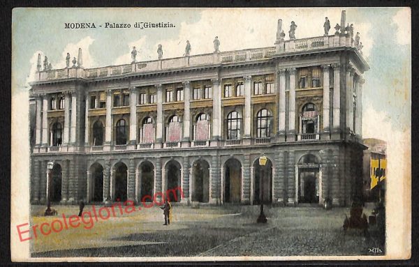 ag9308 - CARTOLINA D'EPOCA - Modena Città - Palazzo di Giustizia