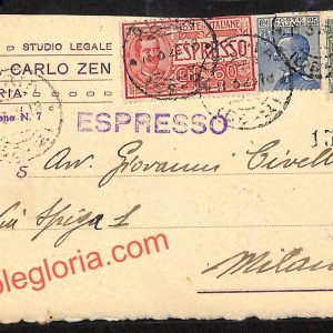 ai1157 - STORIA POSTALE - Rovigo Provincia - Adria