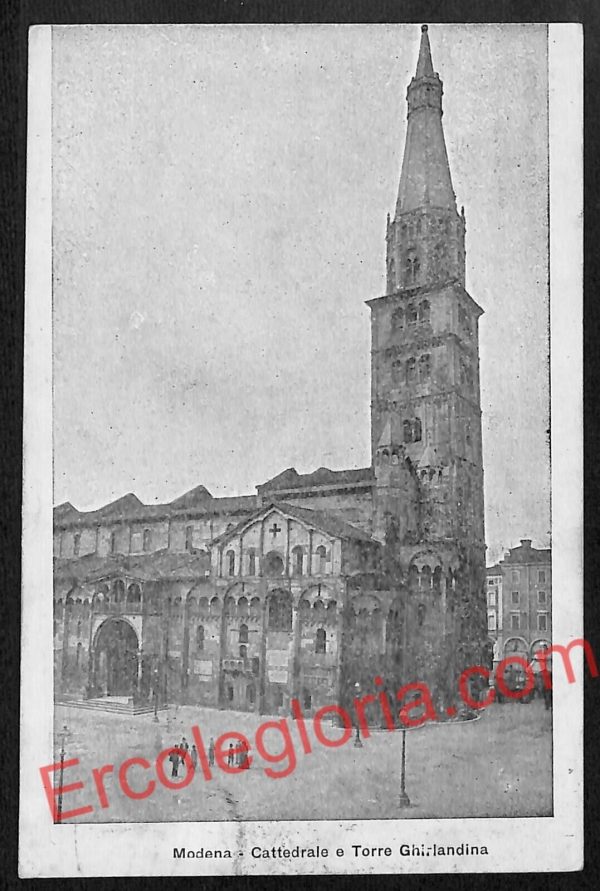 ag9311 - CARTOLINA D'EPOCA - Modena Città - Cattedrale e Torre Ghirlandina