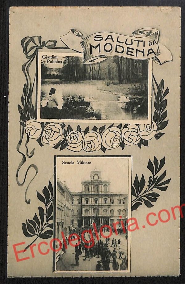 ag9316 - CARTOLINA D'EPOCA - Modena Città - Scuola Militare