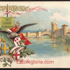 ae2908 - CARTOLINA  D'EPOCA - Verona Città - V Copro D' Armata