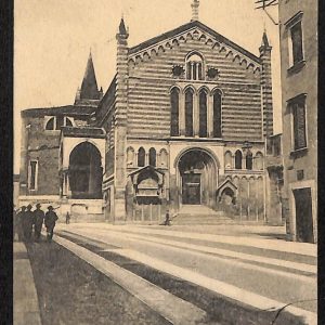 ae2909 - CARTOLINA  D'EPOCA - Verona Città - Chiesa di S. Fermo