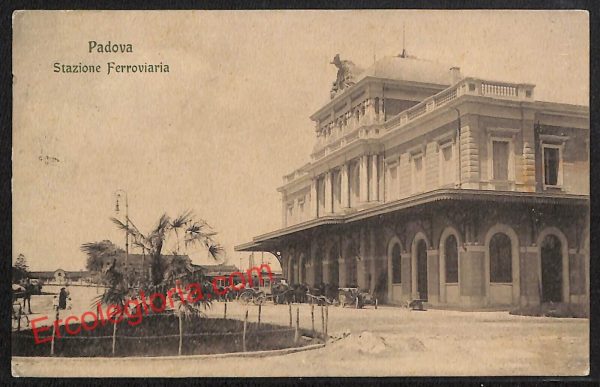 ah4296 - CARTOLINA D'EPOCA - Padova Città - Stazione Ferroviaria