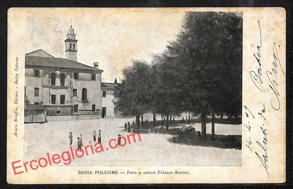 ai1166 - CARTOLINA D'EPOCA - Rovigo Provincia - Badia Polesine