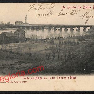 ai1168 - CARTOLINA D'EPOCA - Rovigo Provincia - Badia Polesine