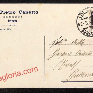 ah3955 - STORIA POSTALE - Novara Città - Ditta Pietro Canetta
