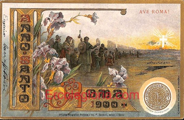 ad7579 - CARTOLINA D'EPOCA -Roma Città - Anno Santo