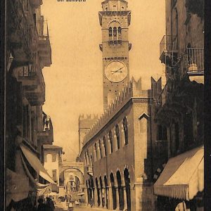 ae2920 - CARTOLINA  D'EPOCA - Verona Città - Torre dei Lamberti