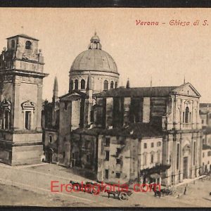 ae2921 - CARTOLINA  D'EPOCA - Verona Città - Chiesa di S. Giorgio