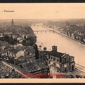 ae2925 - CARTOLINA  D'EPOCA - Verona Città - Panorama