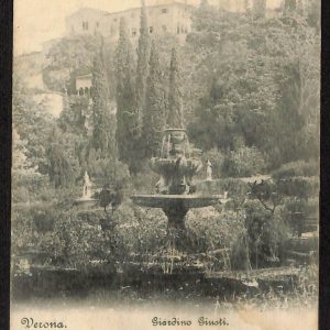 ae2934 - CARTOLINA  D'EPOCA - Verona Città - Giardino