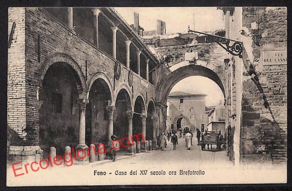 ah6683 - CARTOLINA  D'EPOCA - Pesaro e Urbino Provincia - Fano