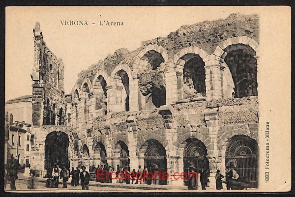 ae2941 - CARTOLINA  D'EPOCA - Verona Città - L' Arena