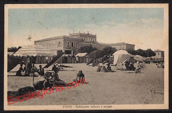 ah6684 - CARTOLINA  D'EPOCA - Pesaro e Urbino Provincia - Fano