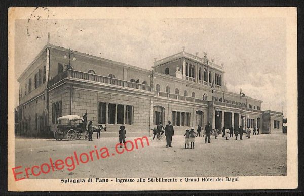 ah6686 - CARTOLINA  D'EPOCA - Pesaro e Urbino Provincia - Fano