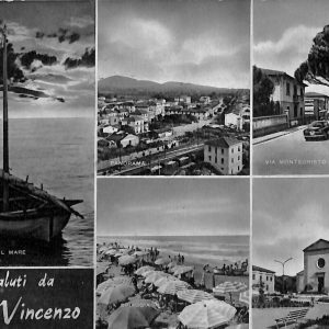 ac8300 - CARTOLINA D'EPOCA - Livorno Provincia - San Vincenzo  1964