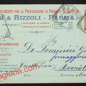 ah5543 - STORIA POSTALE - Parma Città - Tosi Rizzoli