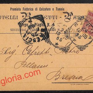 ah5547 - STORIA POSTALE - Parma Città -Fratelli Rossetti