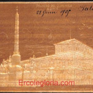 ad7663 - CARTOLINA D'EPOCA- Roma Città - Palazzo del Quirinale 1909
