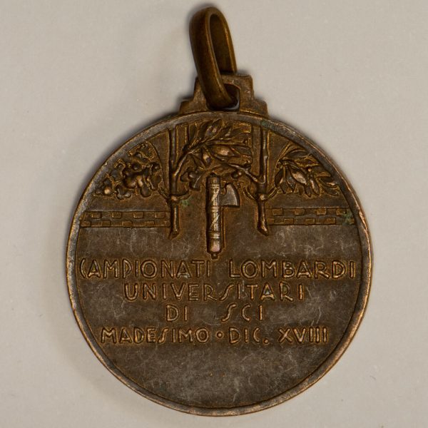 NA0238 - Medaglia Italia Campionati Lombardi Universitari Di Sci 1940 - immagine 2