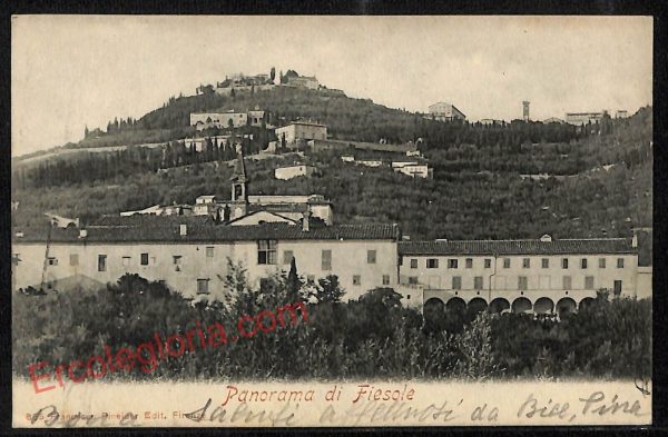 ae7700 - CARTOLINA D'EPOCA - Firenze Provincia - Fiesole  1904