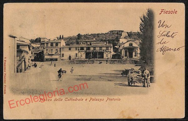 ae7703 - CARTOLINA D'EPOCA - Firenze Provincia - Fiesole   1902