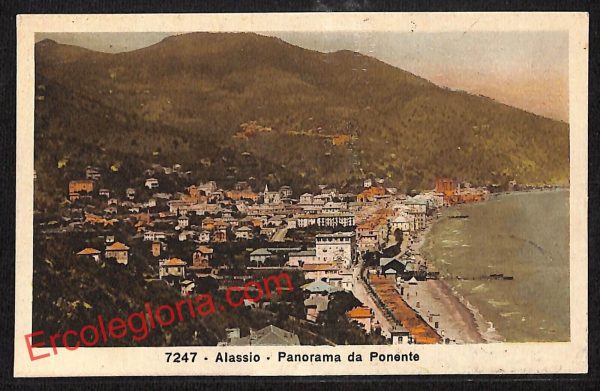 ai5020 - CARTOLINA D'EPOCA - Savona Provincia - Alassio