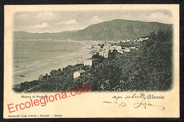 ai5021 - CARTOLINA D'EPOCA - Savona Provincia - Alassio