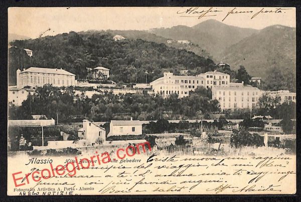 ai5022 - CARTOLINA D'EPOCA - Savona Provincia - Alassio