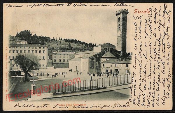 ae7711 - CARTOLINA D'EPOCA - Firenze Provincia - Fiesole  1901