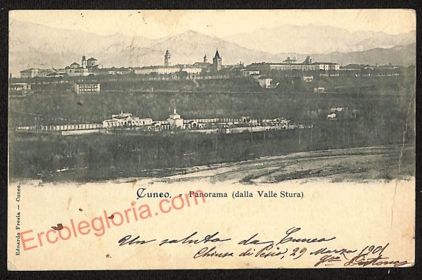 ae5681 - CARTOLINA D'EPOCA - Cuneo Città - Chiusa di Pesio - immagine 2