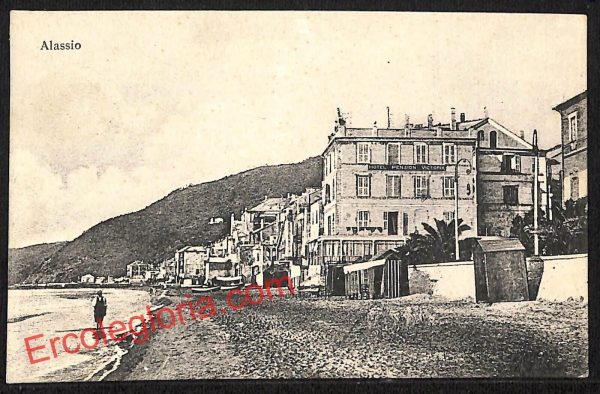 ai5025 - CARTOLINA D'EPOCA - Savona Provincia - Alassio
