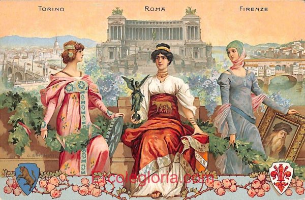 ad7668 - CARTOLINA D'EPOCA- Roma Città