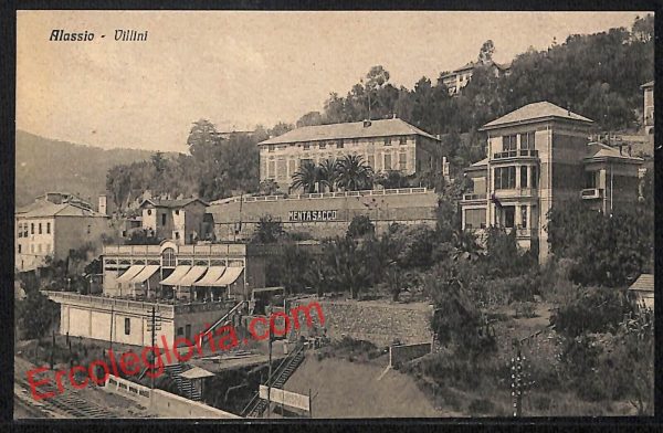 ai5028 - CARTOLINA D'EPOCA - Savona Provincia - Alassio