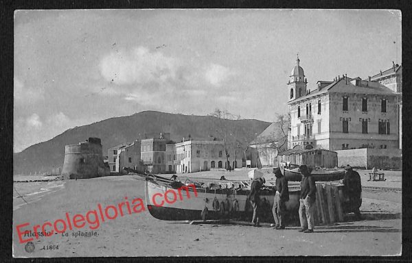 ai5030 - CARTOLINA D'EPOCA - Savona Provincia - Alassio