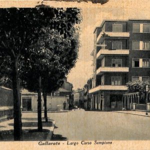 ab5099 -  CARTOLINA  D'EPOCA -  Varese Provincia  : GALLARATE  1957