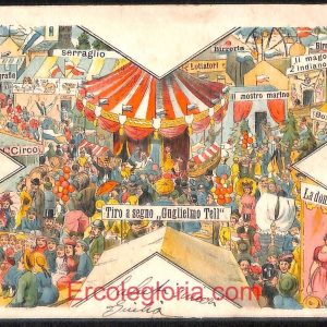 ad7670 - CARTOLINA D'EPOCA- Roma Città - Circo ''Guglielmo Tell''  1902