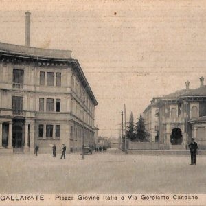 ab5101 -  CARTOLINA  D'EPOCA -  Varese Provincia  : GALLARATE  1932