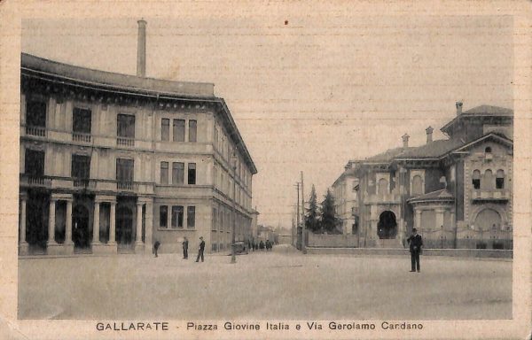 ab5101 -  CARTOLINA  D'EPOCA -  Varese Provincia  : GALLARATE  1932
