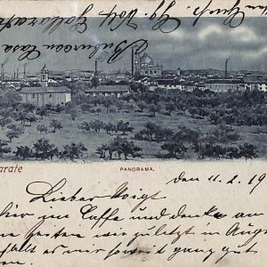 ab5102 -  CARTOLINA  D'EPOCA -  Varese Provincia  : GALLARATE