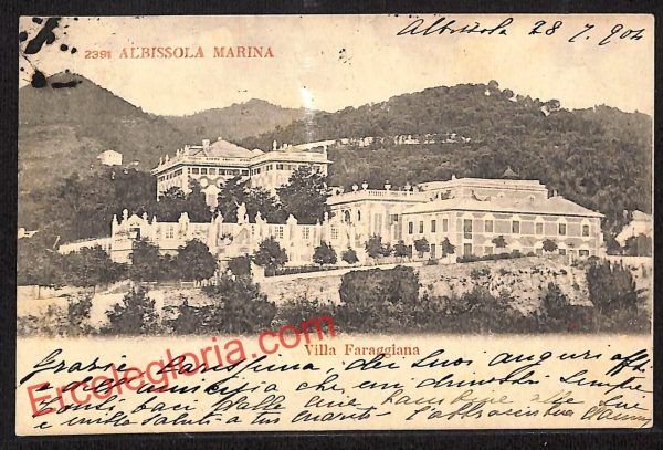 ai5037 - CARTOLINA D'EPOCA - Savona Provincia - Albissola Marina