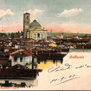 ab5104 -  CARTOLINA  D'EPOCA -  Varese Provincia  : GALLARATE 1902