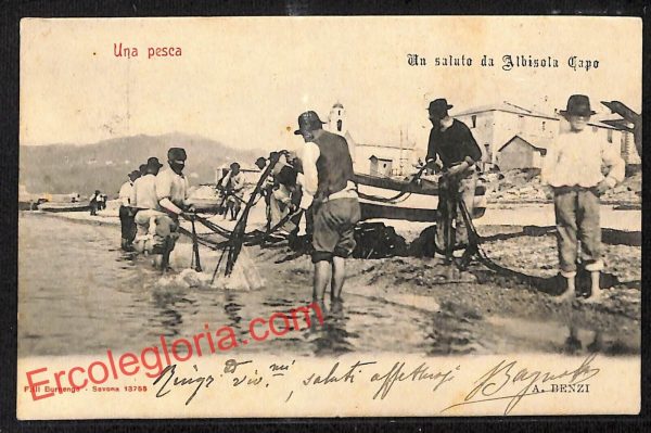 ai5039 - CARTOLINA D'EPOCA - Savona Provincia - Albissola Capo