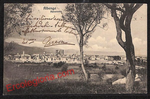 ai5040 - CARTOLINA D'EPOCA - Savona Provincia - Albenga
