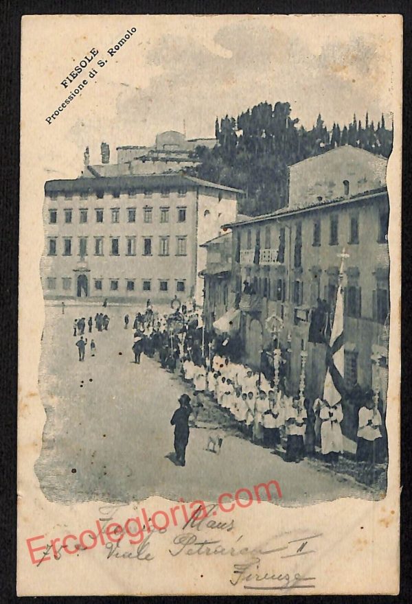 ae7731 - CARTOLINA D'EPOCA - Firenze Provincia - Fiesole  1901